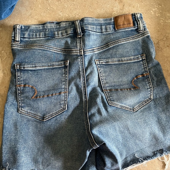 AE Ne(x)t Level High-Waisted Denim Shorts - Picture 6 of 11